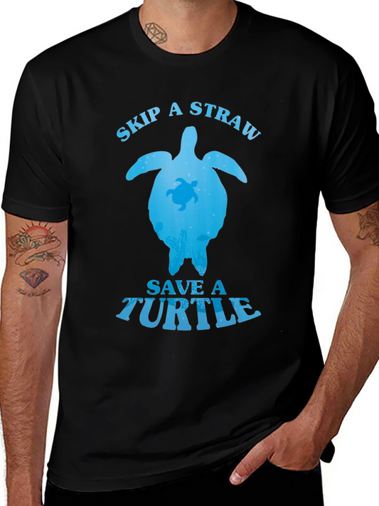 Camiseta Negra: Salva las Tortugas