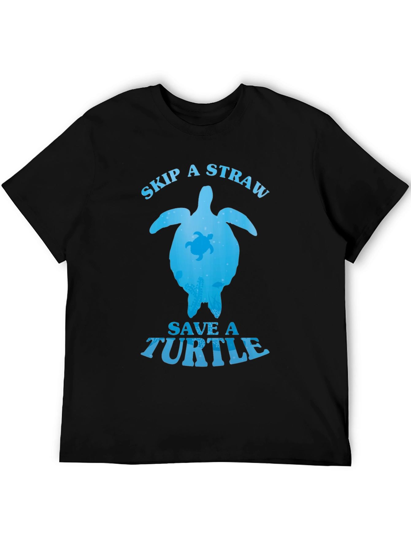Camiseta Negra: Salva las Tortugas