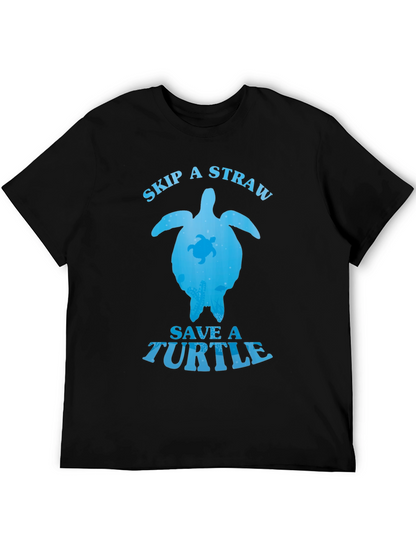 Camiseta Negra: Salva las Tortugas