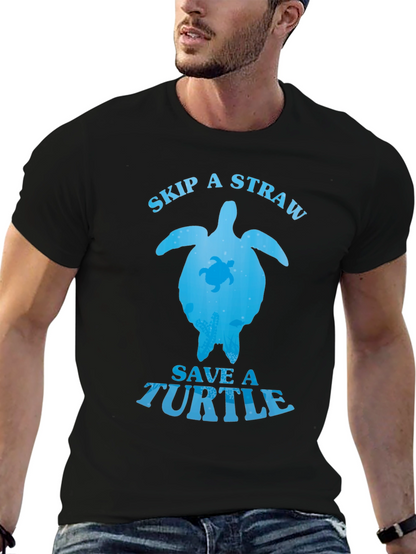 Camiseta Negra: Salva las Tortugas