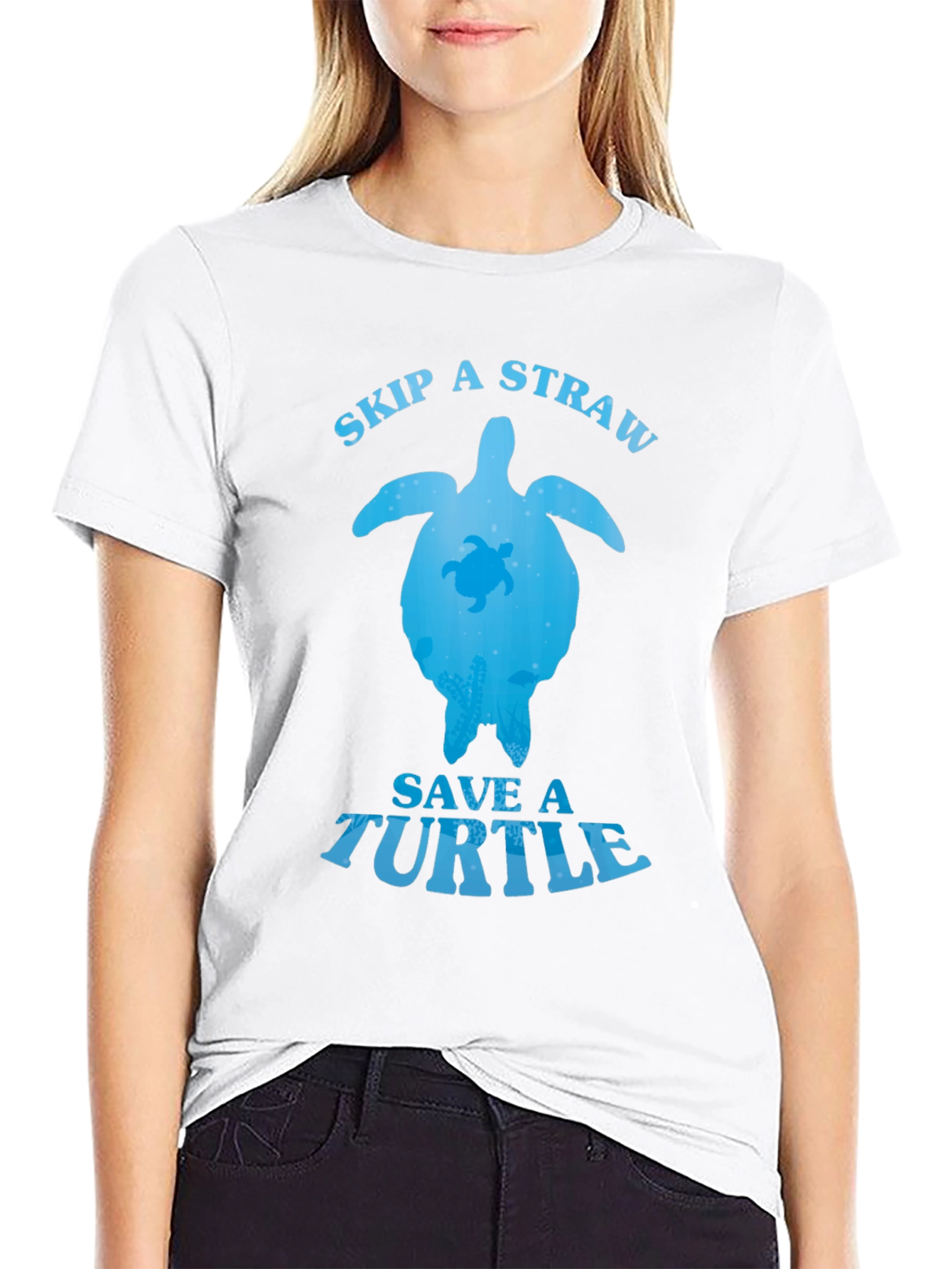 Camiseta Negra: Salva las Tortugas