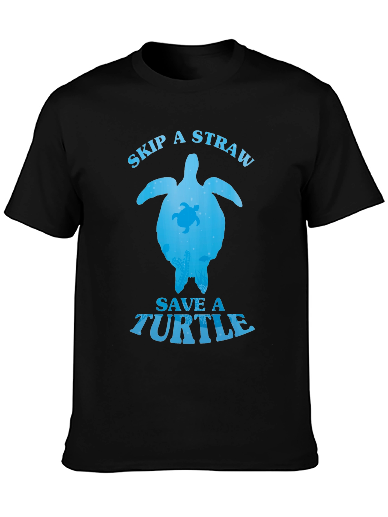Camiseta Negra: Salva las Tortugas