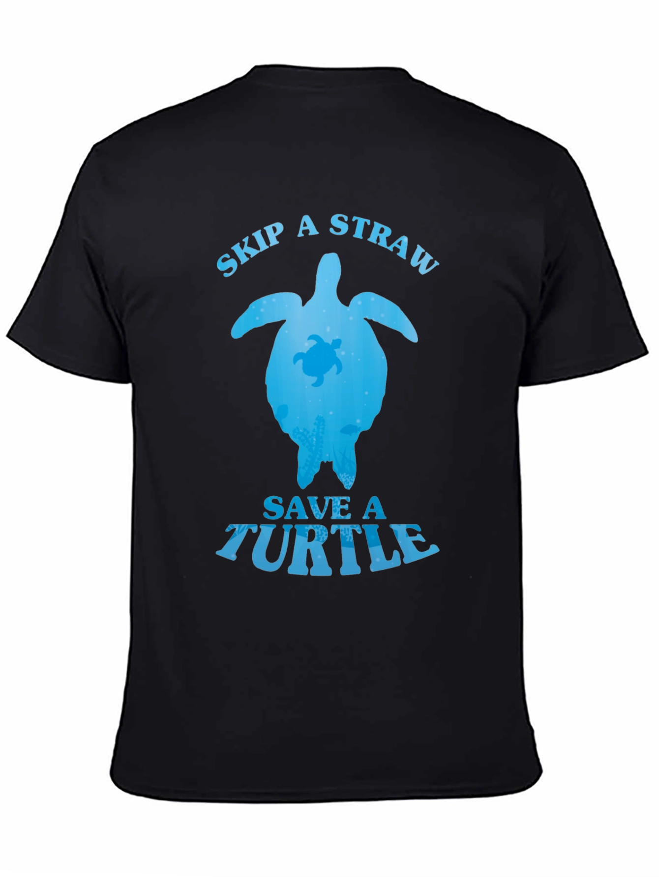 Camiseta Negra: Salva las Tortugas