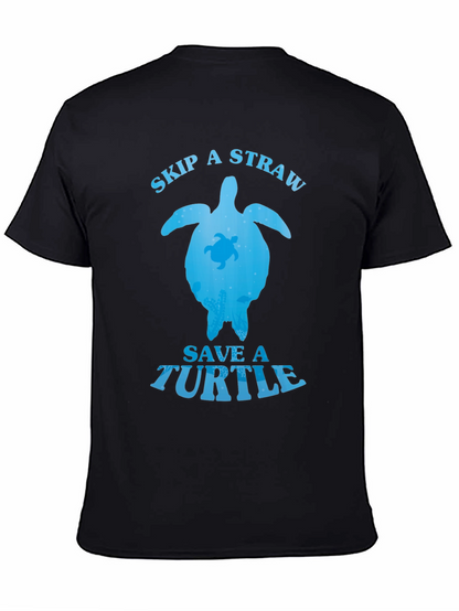Camiseta Negra: Salva las Tortugas