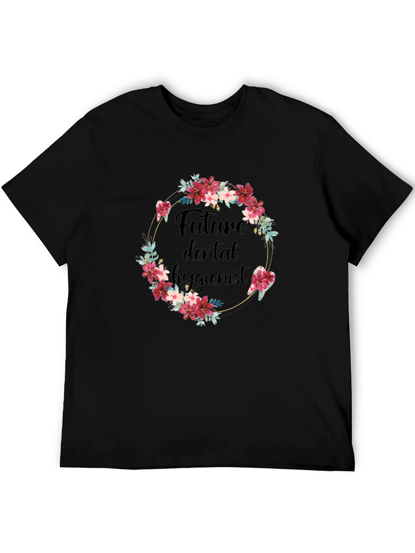 Camiseta Futuro Higienista Dental Floral