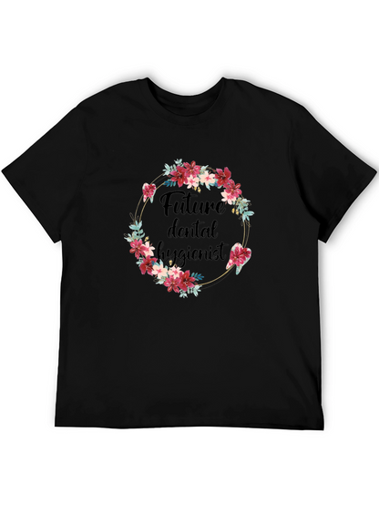 Camiseta Futuro Higienista Dental Floral