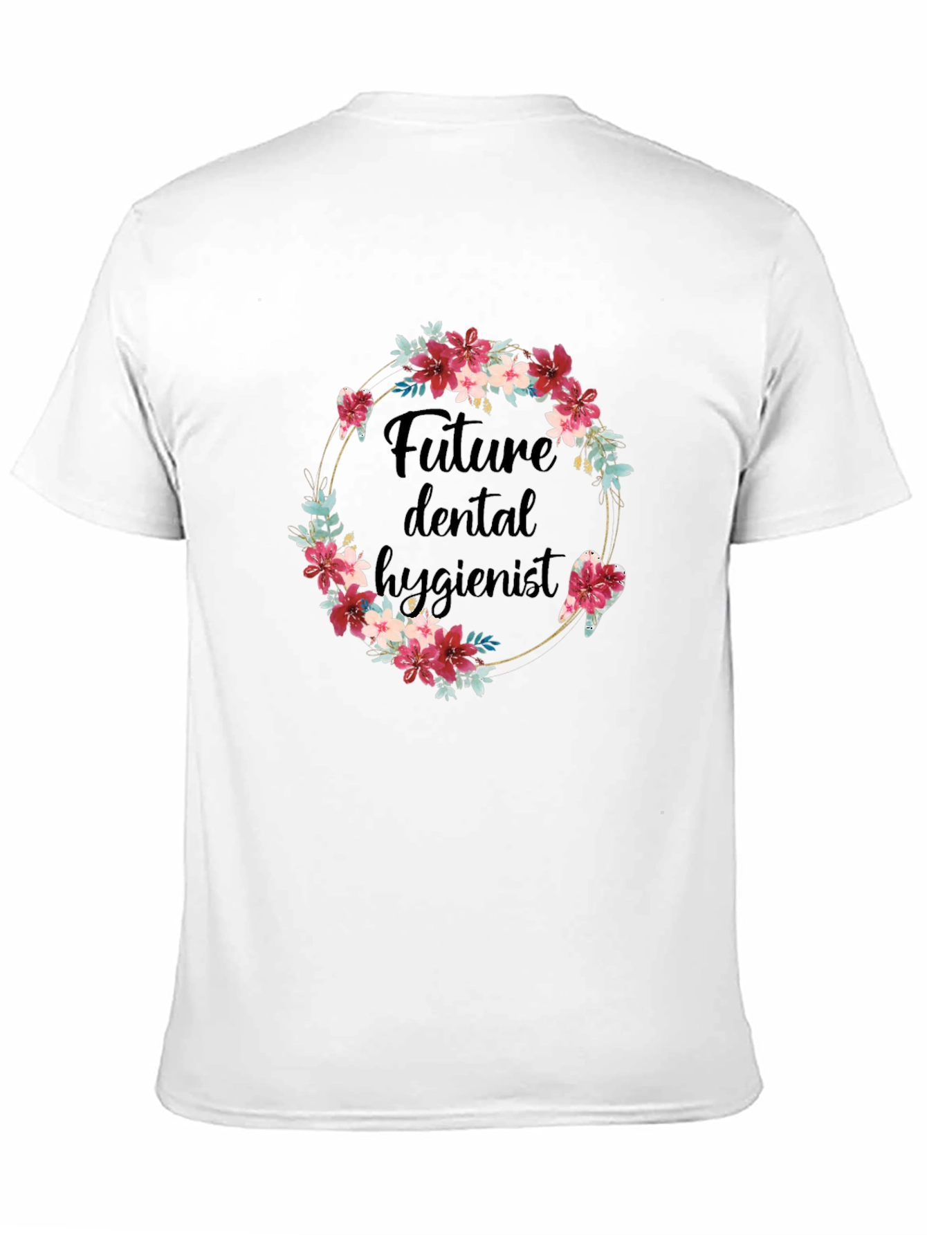 Camiseta Futuro Higienista Dental Floral