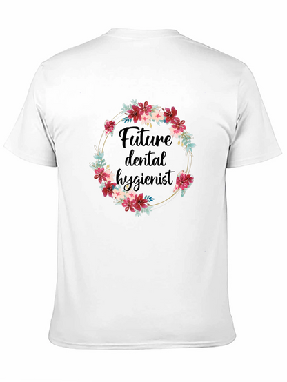 Camiseta Futuro Higienista Dental Floral