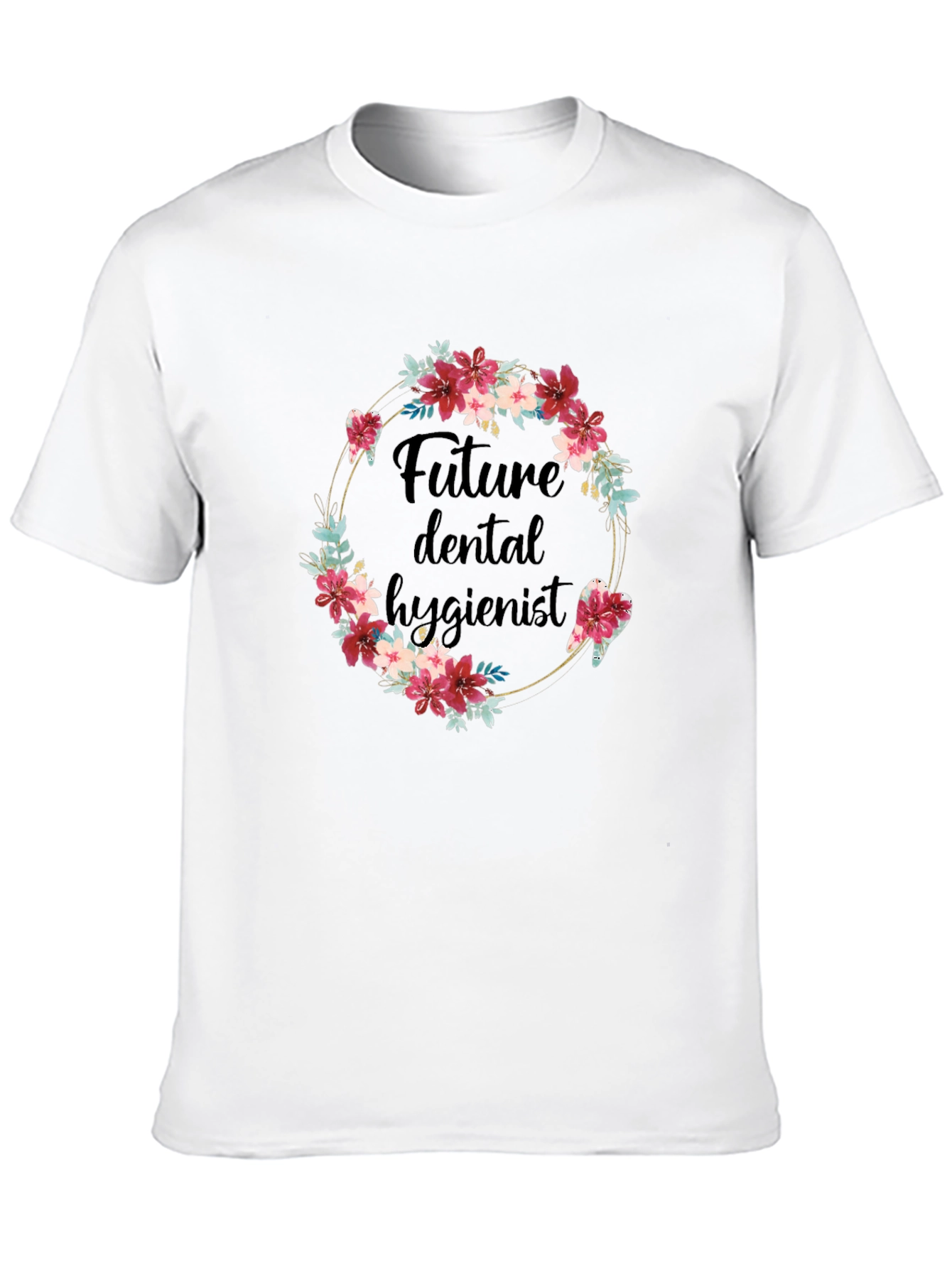 Camiseta Futuro Higienista Dental Floral
