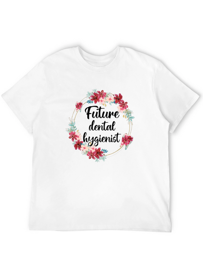 Camiseta Futuro Higienista Dental Floral