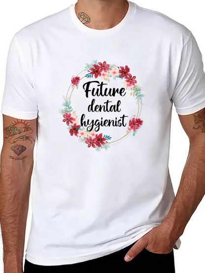 Camiseta Futuro Higienista Dental Floral
