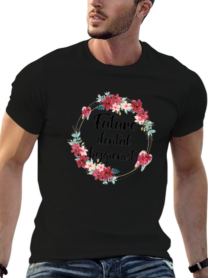 Camiseta Futuro Higienista Dental Floral