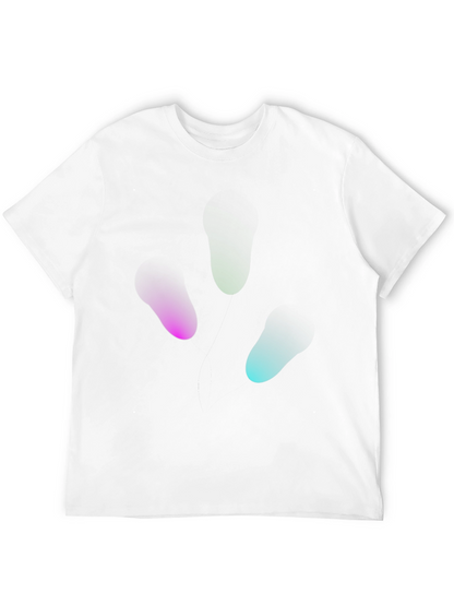 Camiseta Negra Hombre Diseño Abstracto