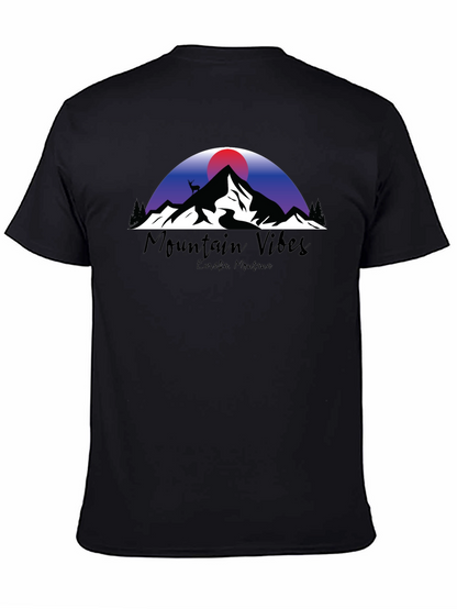 Camiseta Negra Mountain Vibes