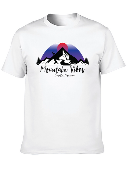Camiseta Negra Mountain Vibes