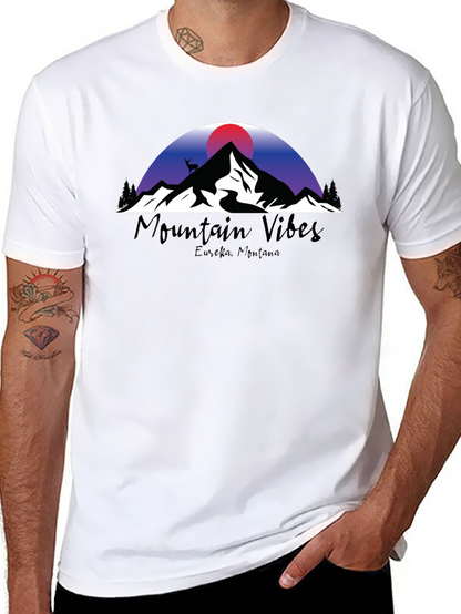 Camiseta Negra Mountain Vibes