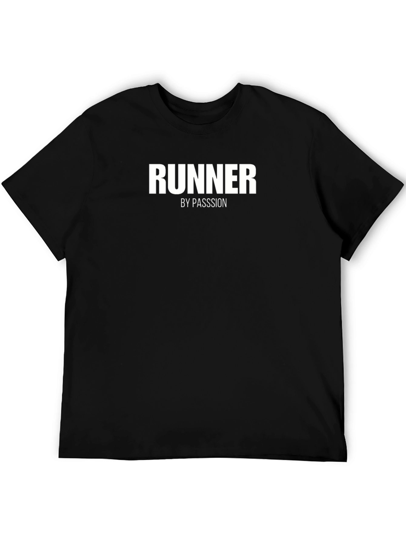 Camiseta Negra Runner By Passsion