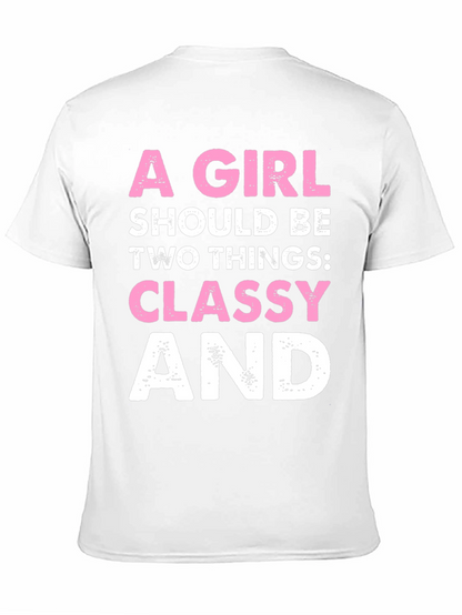 Camiseta con frase para mujer