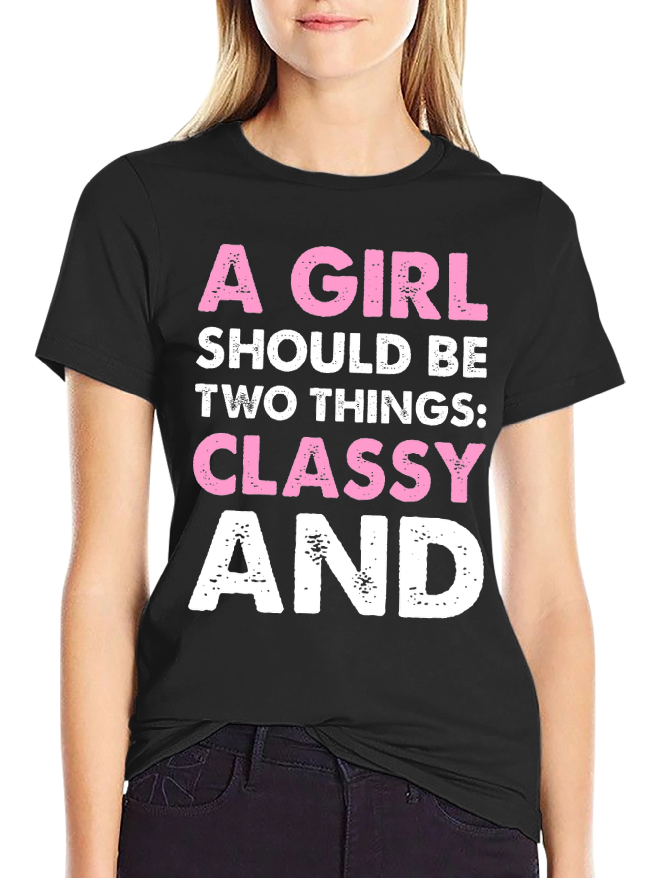 Camiseta con frase para mujer