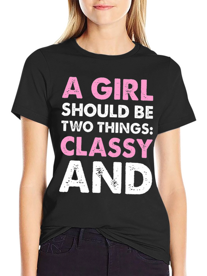 Camiseta con frase para mujer