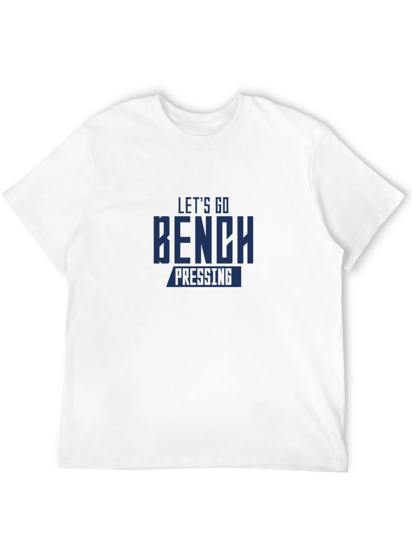 Camiseta Negra: ¡Vamos al Press de Banca!