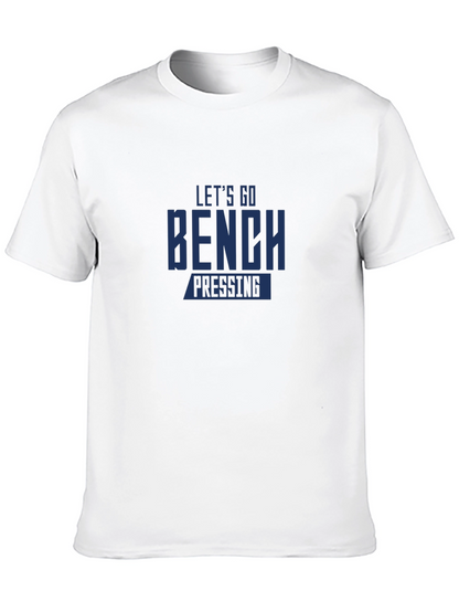 Camiseta Negra: ¡Vamos al Press de Banca!