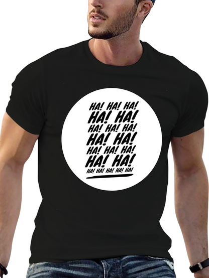 Camiseta Negra ¡HA! ¡HA! ¡HA!