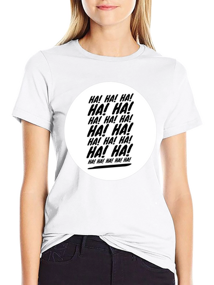 Camiseta Negra ¡HA! ¡HA! ¡HA!
