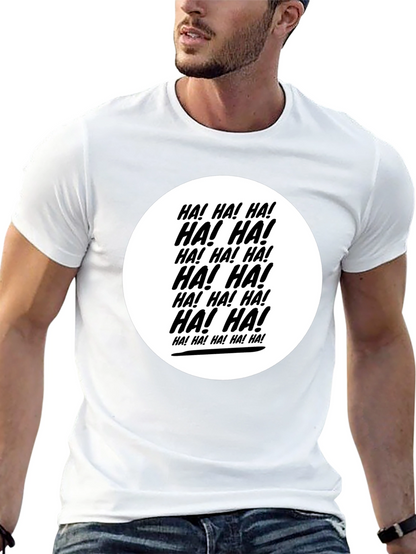 Camiseta Negra ¡HA! ¡HA! ¡HA!