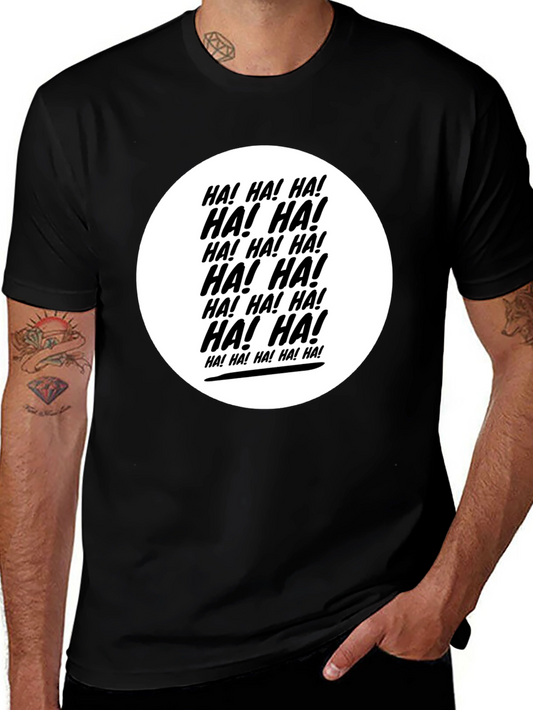 Camiseta Negra ¡HA! ¡HA! ¡HA!