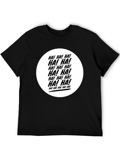 Camiseta Negra ¡HA! ¡HA! ¡HA!