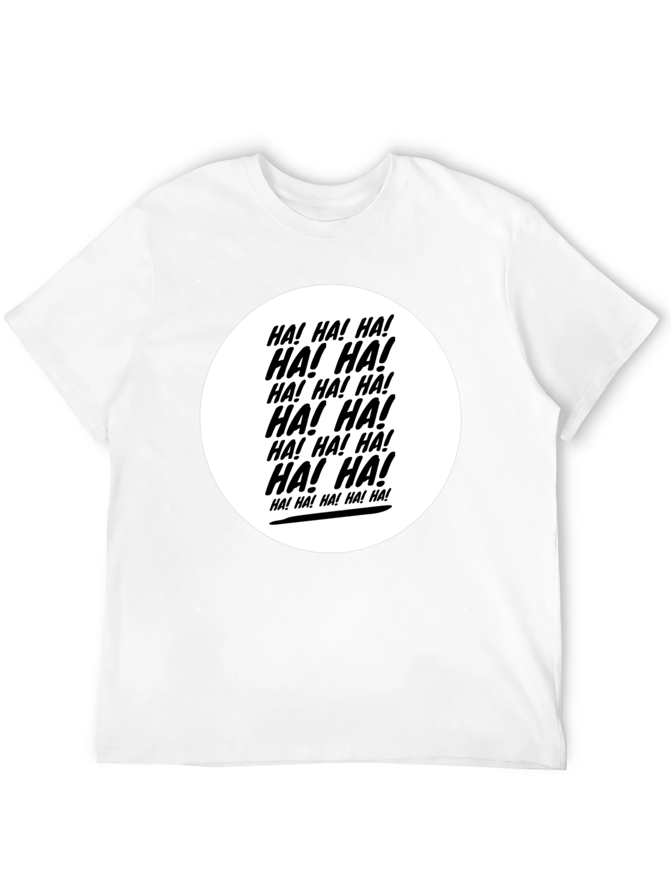 Camiseta Negra ¡HA! ¡HA! ¡HA!