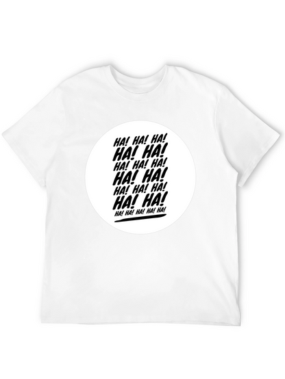 Camiseta Negra ¡HA! ¡HA! ¡HA!
