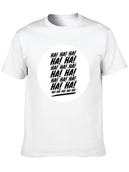 Camiseta Negra ¡HA! ¡HA! ¡HA!