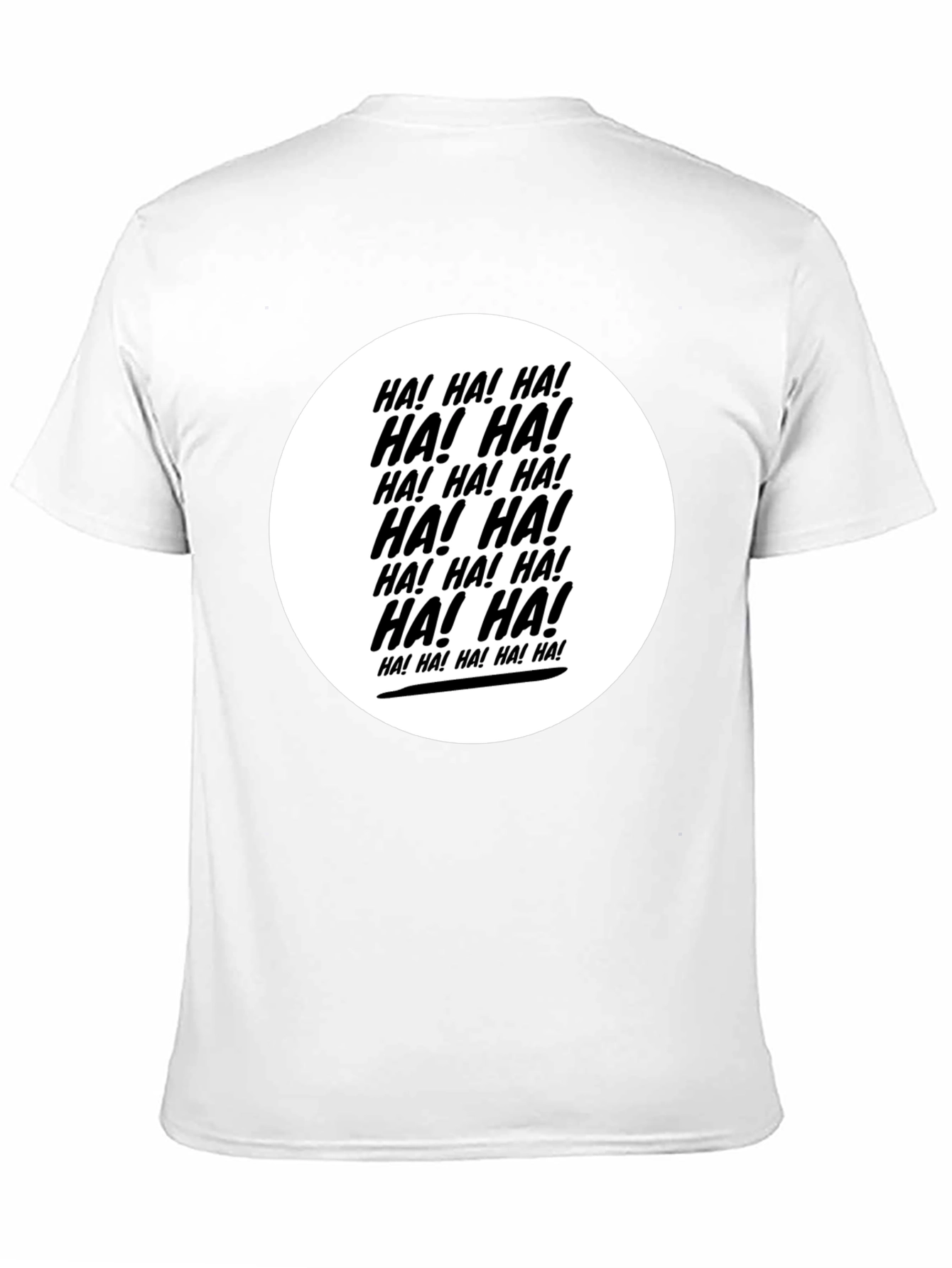 Camiseta Negra ¡HA! ¡HA! ¡HA!