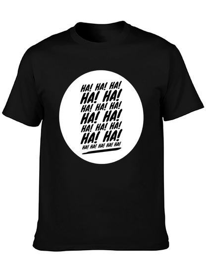 Camiseta Negra ¡HA! ¡HA! ¡HA!