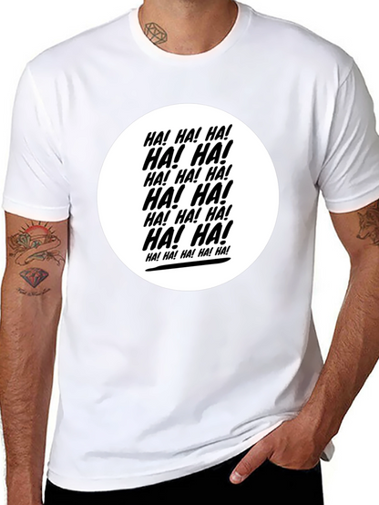 Camiseta Negra ¡HA! ¡HA! ¡HA!