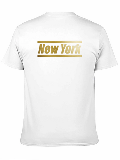 Camiseta Negra New York Estilo Clásico