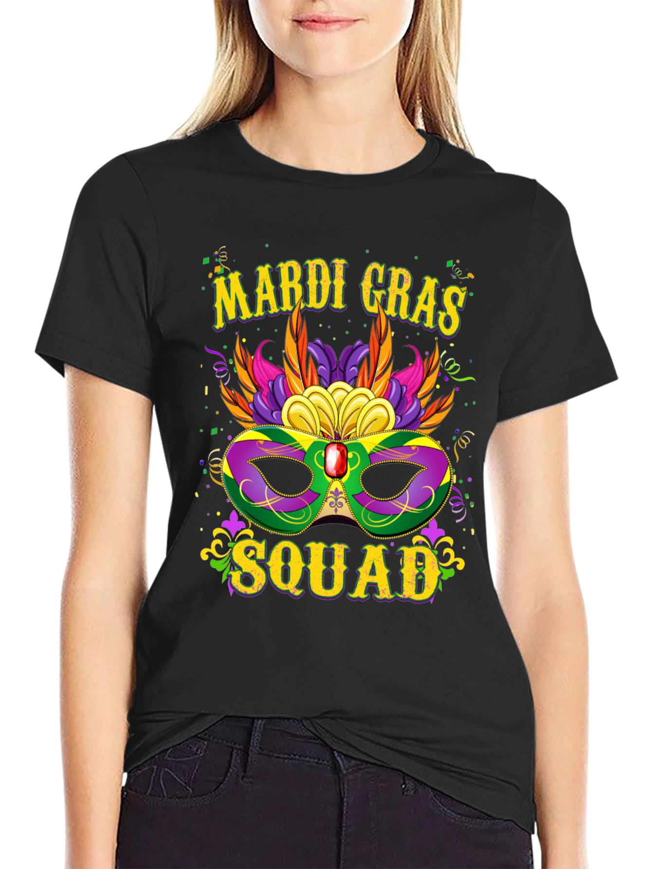 Camiseta Mardi Gras Squad