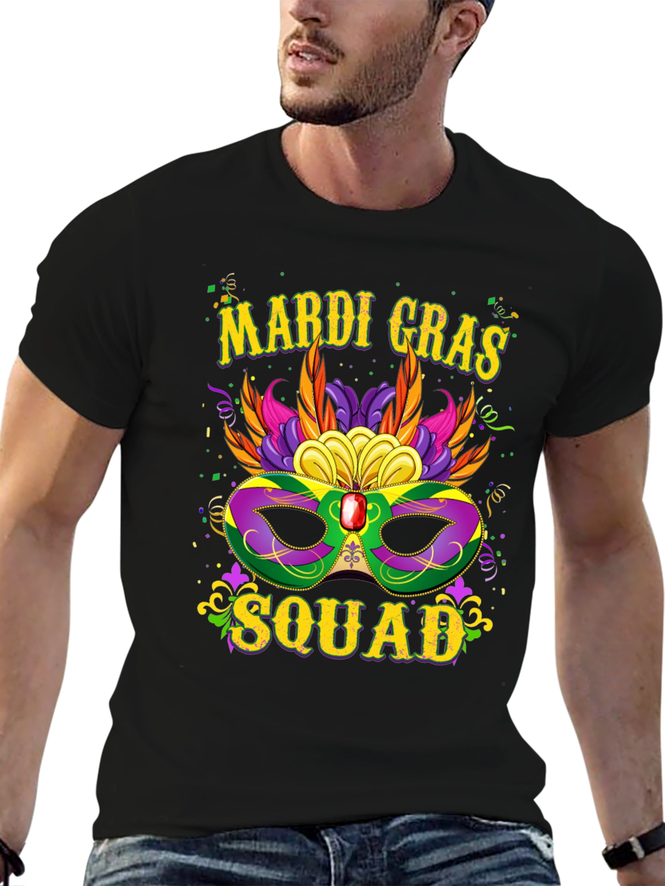 Camiseta Mardi Gras Squad