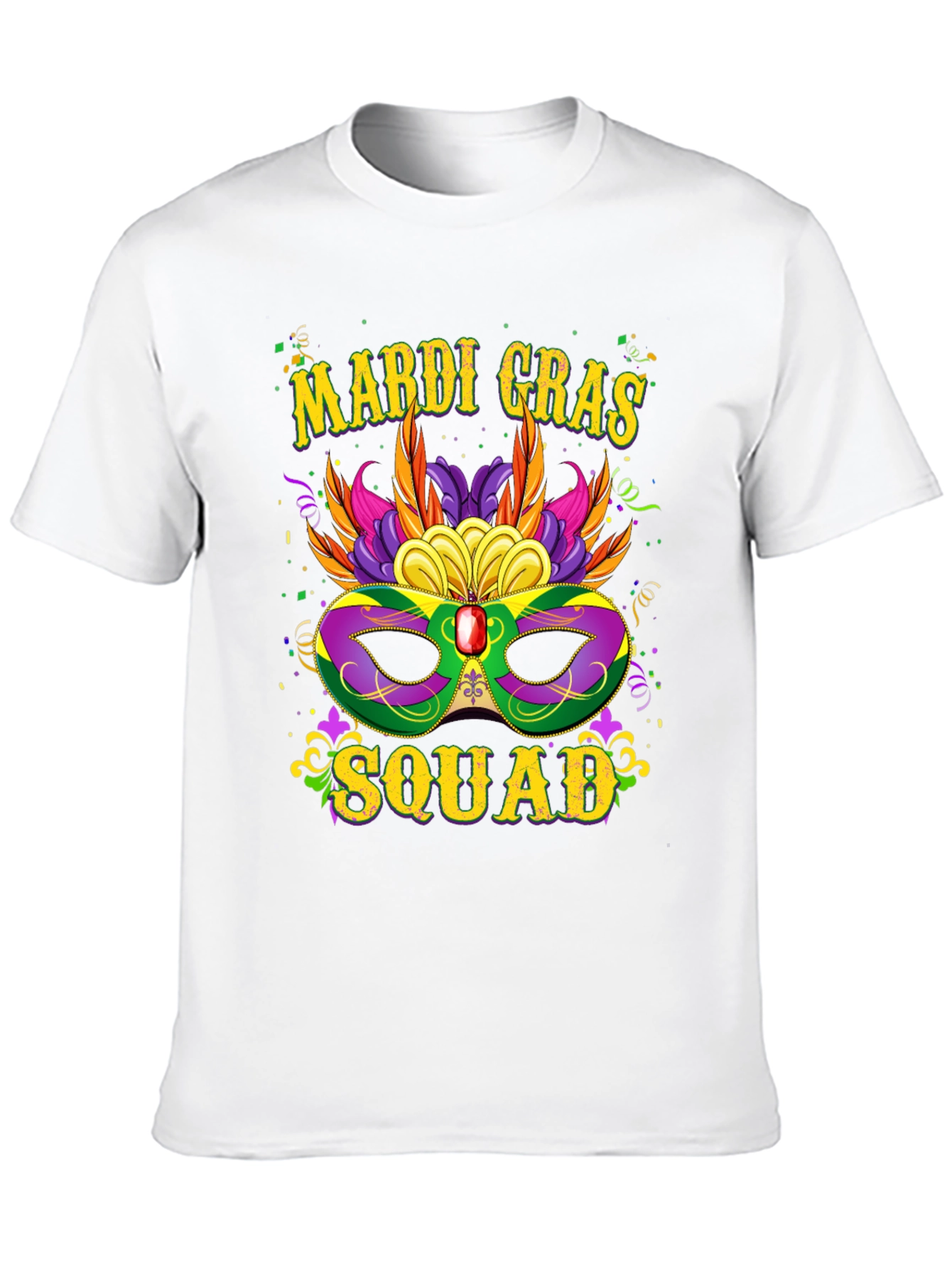 Camiseta Mardi Gras Squad