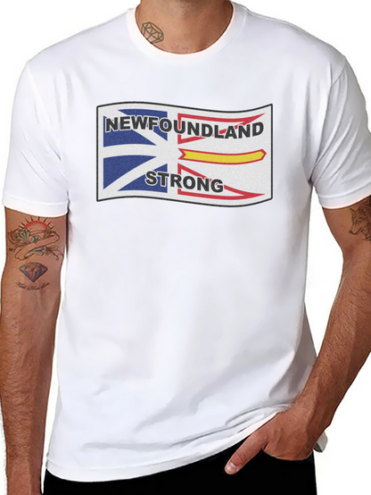 Camiseta Negra: Diseño Newfoundland Strong