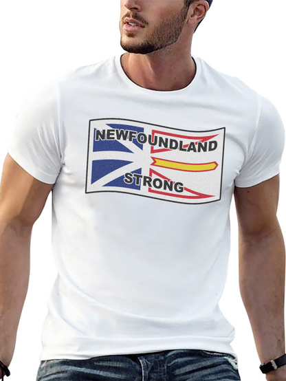 Camiseta Negra: Diseño Newfoundland Strong