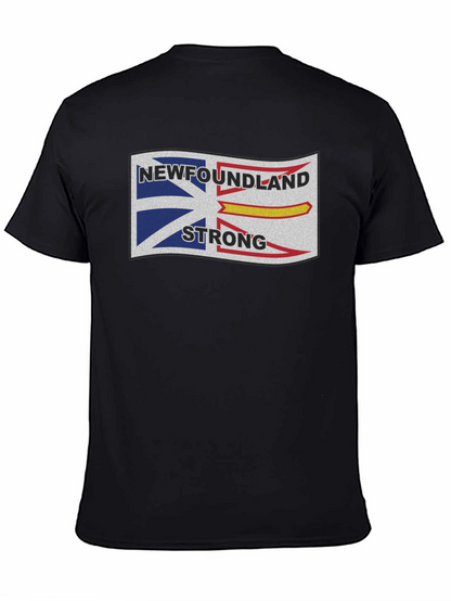 Camiseta Negra: Diseño Newfoundland Strong