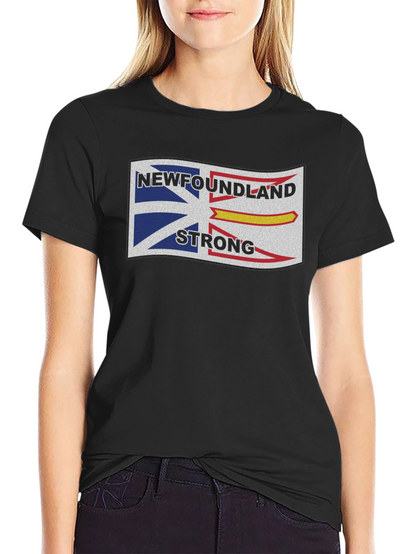 Camiseta Negra: Diseño Newfoundland Strong