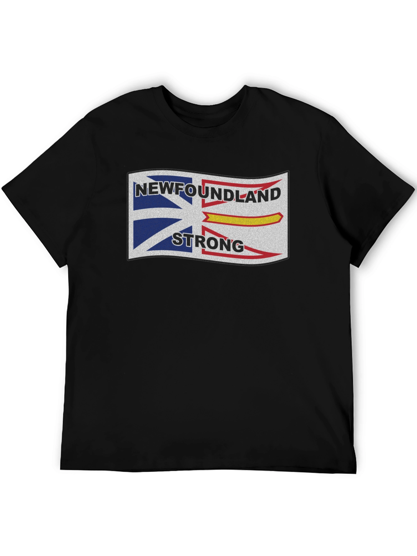 Camiseta Negra: Diseño Newfoundland Strong