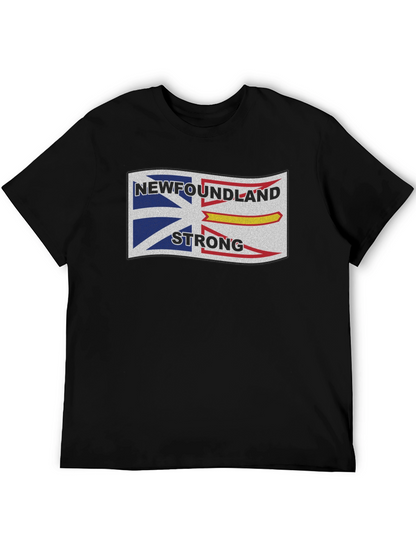 Camiseta Negra: Diseño Newfoundland Strong