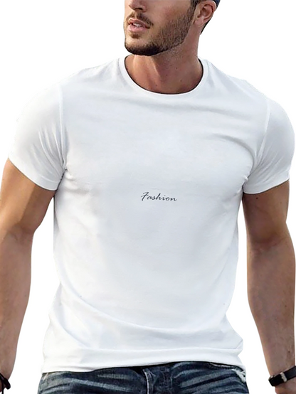 Camiseta Negra Clásica de Algodón Suave