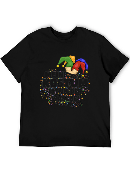 Camiseta Negra Mi Disfraz Está Lavándose