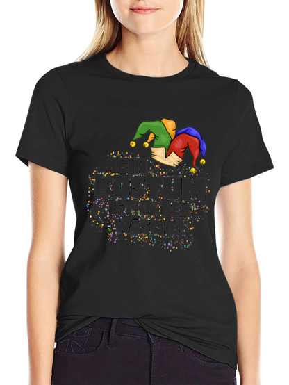 Camiseta Negra Mi Disfraz Está Lavándose